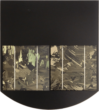 Wave antracit - olivy kryštál