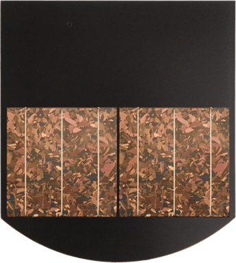 Wave antracit - červenohnedá