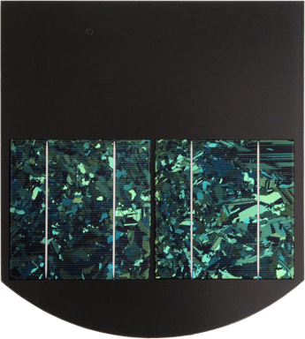 Wave antracit - smaragdová zelená