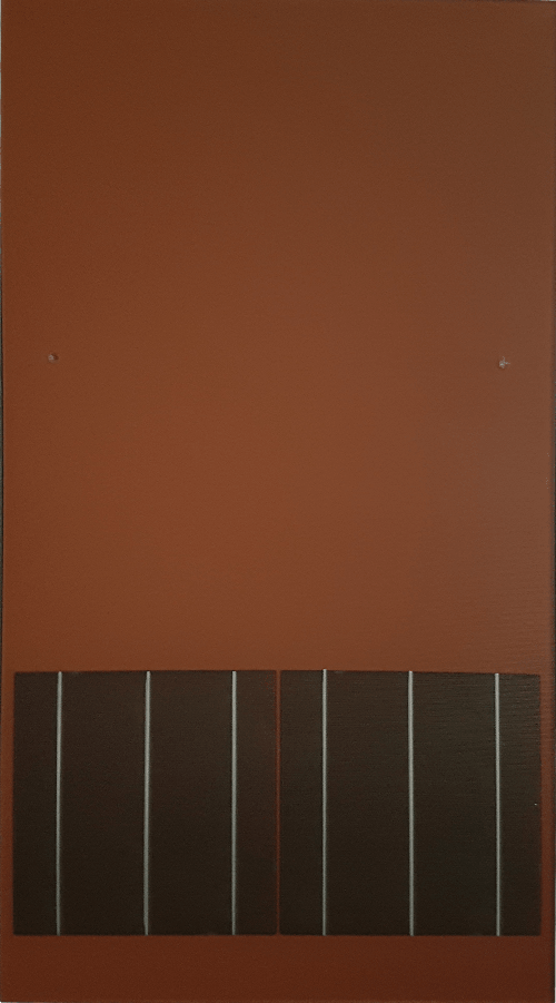 Infinity - tehlová červená